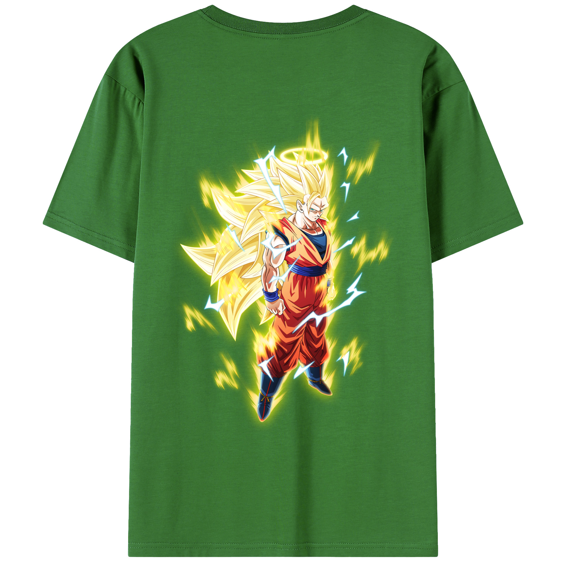 （画像用） ドラゴンボール 孫悟空（そん ごくう）Son Goku カカロット DRAGON BALL Kakarotto レディース半袖Tシャツ(バックプリント)